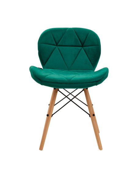 4Rico Cosmetic chair QS-186 green velvet