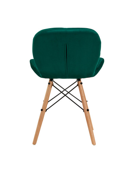 4Rico Cosmetic chair QS-186 green velvet