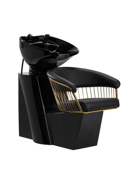 Gabbiano hairdressing wash unit Lille-M gold black
