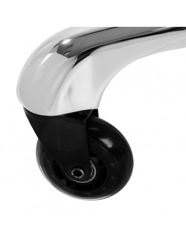 Gabbiano stool Fine Silver