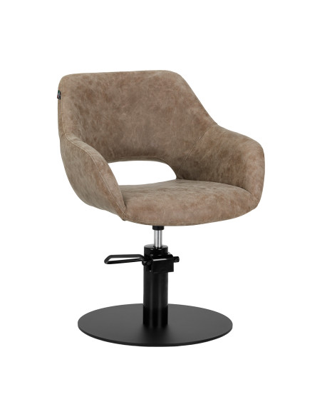 Hairdressing chair Gabbiano Sevilla old Brown