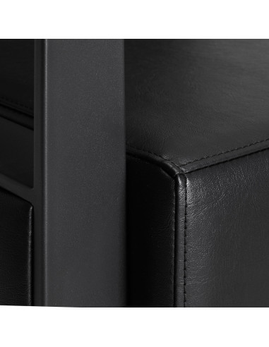 Hairdressing chair Gabbiano Modena Black