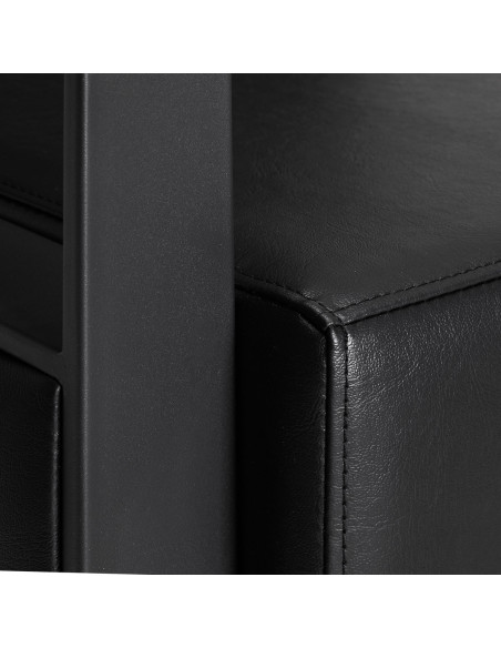 Hairdressing chair Gabbiano Modena Black