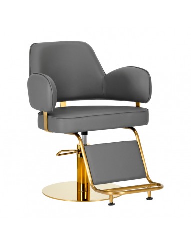 Hairdressing chair Gabbiano Linz NQ Gold Gray