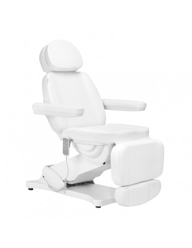 Electric cosmetic chair SILLON CLASSIC 4 motors with cradle white