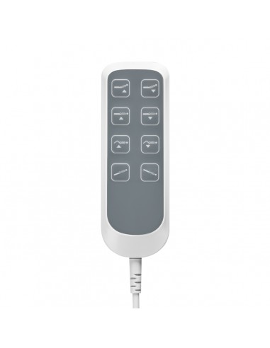 Electric cosmetic chair SILLON CLASSIC 4 motors with cradle gray