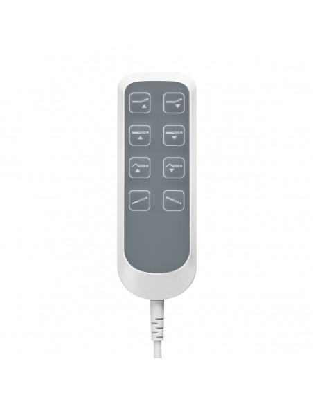 Electric cosmetic chair SILLON CLASSIC 4 motors with cradle gray