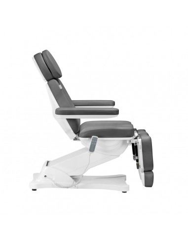 Electric cosmetic chair SILLON CLASSIC 3 motors with pedi cradle gray
