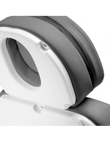 Electric cosmetic chair SILLON CLASSIC 3 motors with pedi cradle gray