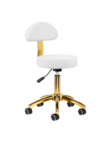 Cosmetic stool AM-304G white