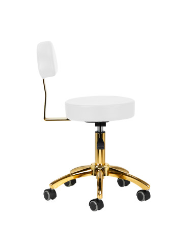 Cosmetic stool AM-304G white