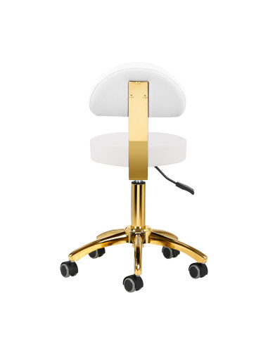 Cosmetic stool AM-304G white