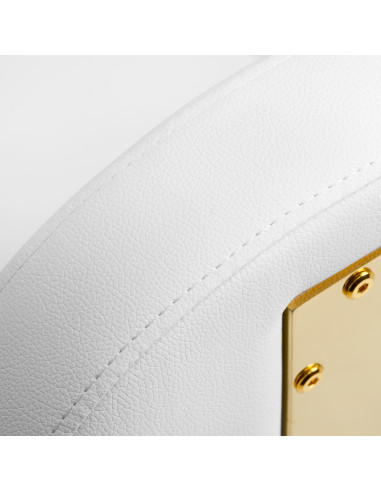 Cosmetic stool AM-304G white