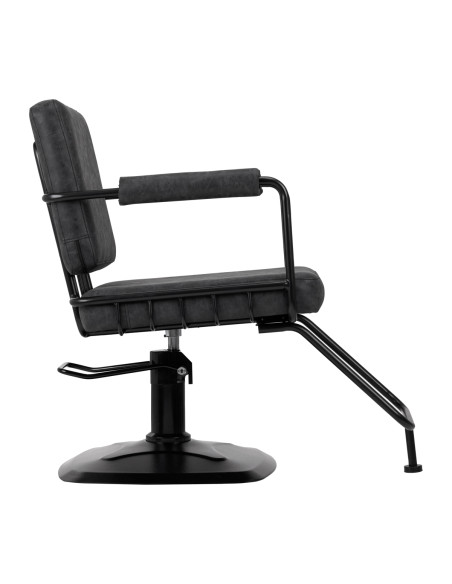 Gabbiano Katania Loft Old Leather hairdressing chair black