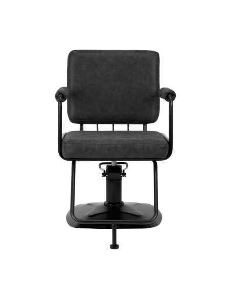 Gabbiano Katania Loft Old Leather hairdressing chair black