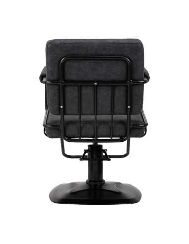 Gabbiano Katania Loft Old Leather hairdressing chair black