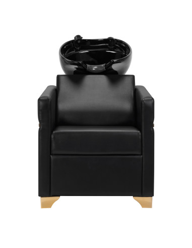 Hairdressing wash unit Toledo black