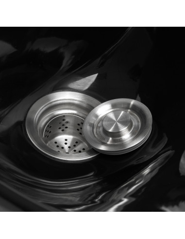 Hairdressing Wash Unit Modena Black