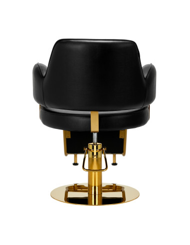 Hairdressing chair Gabbiano Linz NQ Gold Black