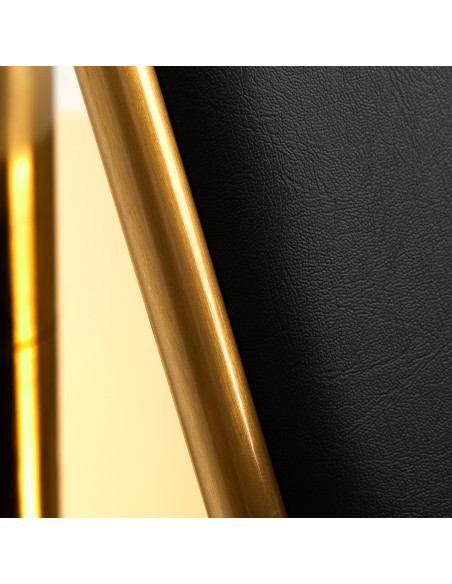 Hairdressing chair Gabbiano Linz NQ Gold Black