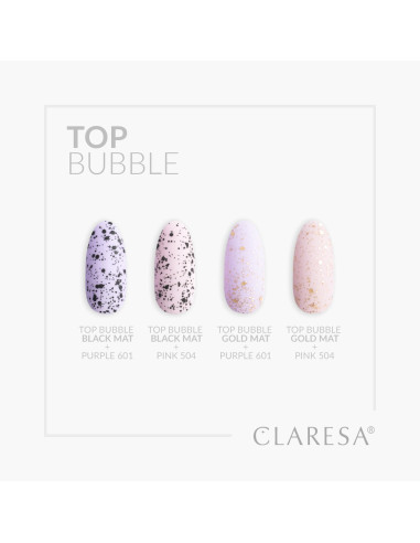 Claresa Top Bubble gold Matt No wipe -5g