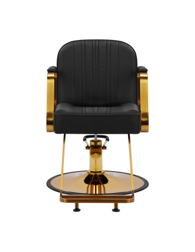 Gabbiano Acri hairdressing chair gold – black