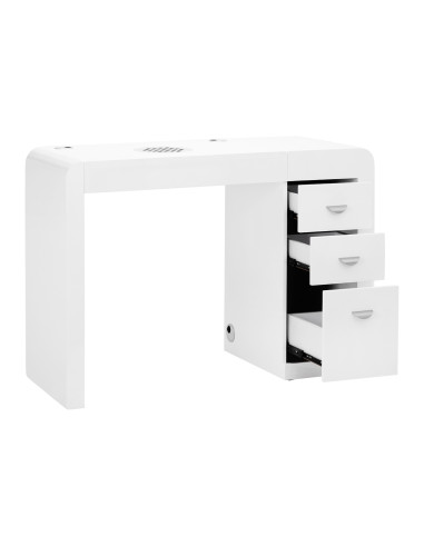 Cosmetic desk 312 white left