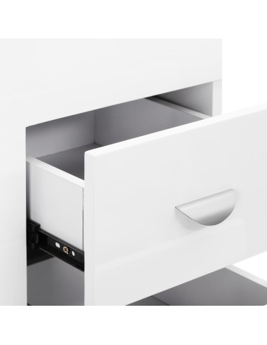 Cosmetic desk 312 white left