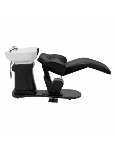 Gabbiano electric hairdressing wash unit TRYCHO black