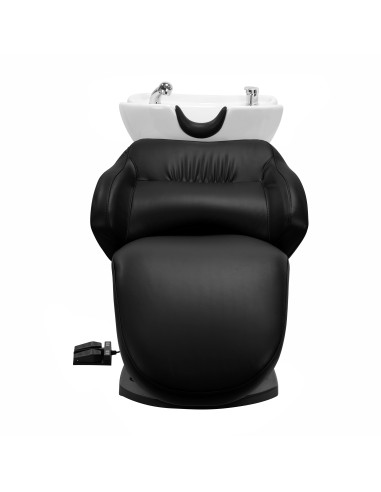 Gabbiano electric hairdressing wash unit TRYCHO black