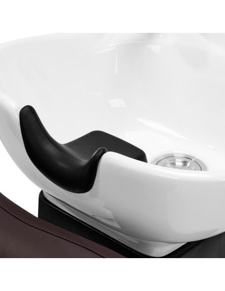 Gabbiano electric hairdressing wash unit TRYCHO brown