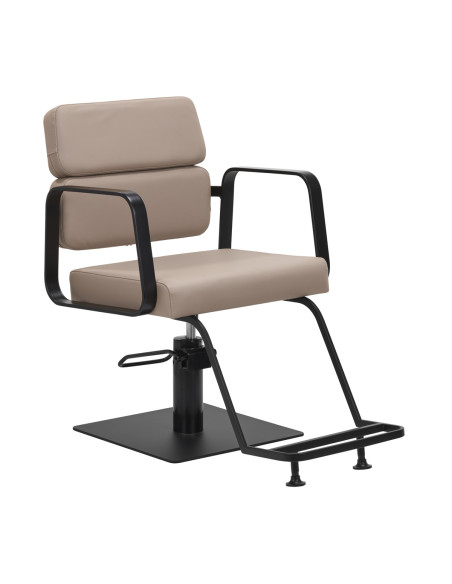 Gabbiano Porto-BM hairdressing chair black beige