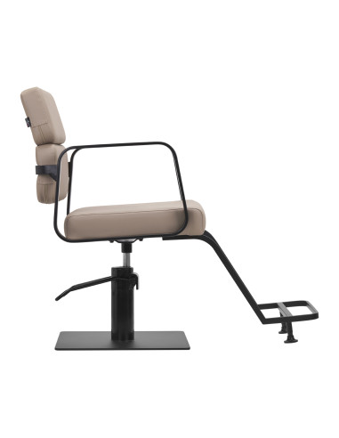 Gabbiano Porto-BM hairdressing chair black beige