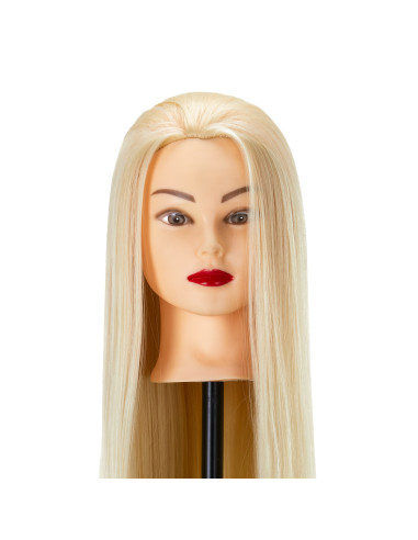 Gabbiano WZ2 hairdressing training head, synthetic hair, color 613, length 24"