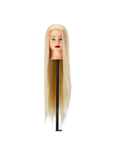 Gabbiano WZ2 hairdressing training head, synthetic hair, color 613, length 24"