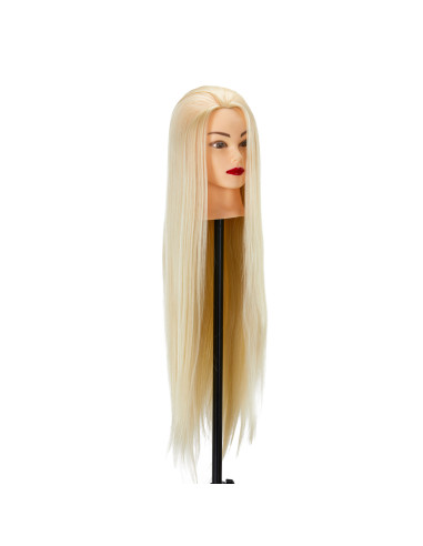 Gabbiano WZ2 hairdressing training head, synthetic hair, color 613, length 24"