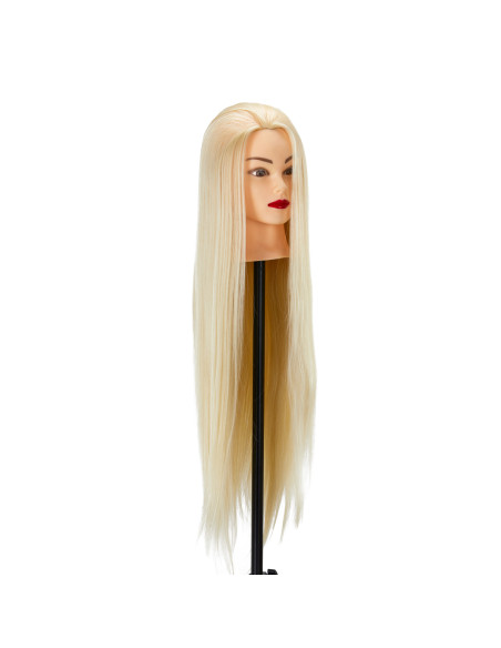 Gabbiano WZ2 hairdressing training head, synthetic hair, color 613, length 24"