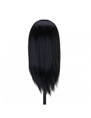 Gabbiano WZ4 training head with beard, synthetic hair, color 1, length 8"+6"