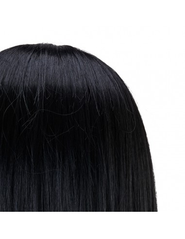 Gabbiano WZ4 training head with beard, synthetic hair, color 1, length 8"+6"