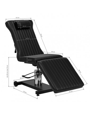 Pro Ink 612 tattoo chair black