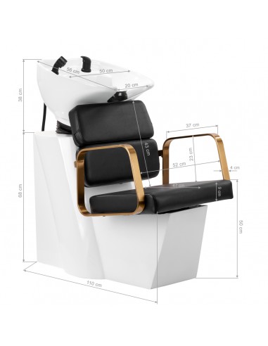 Gabbiano Porto-GM hair wash unit black