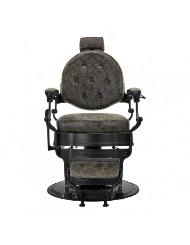 Barber chair President Old Leather Green