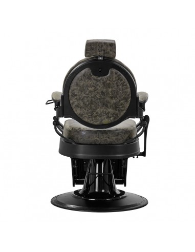 Barber chair President Old Leather Green