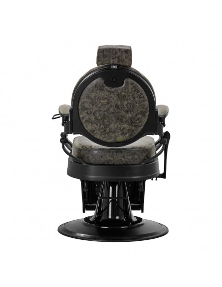 Barber chair President Old Leather Green