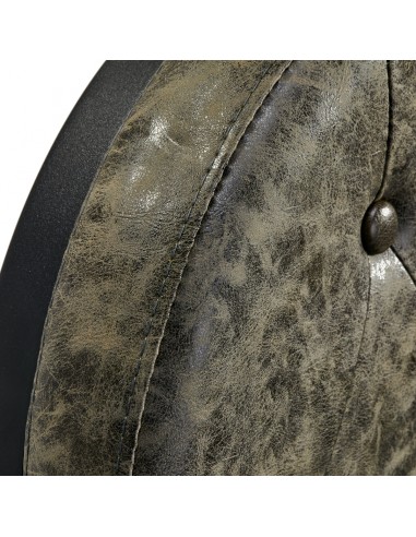 Barber chair President Old Leather Green