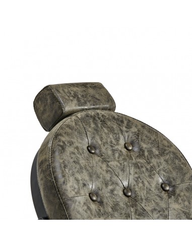 Barber chair President Old Leather Green