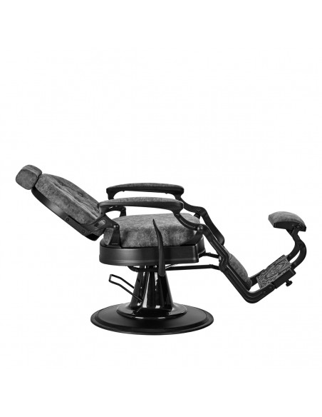 Barber chair President Old Leather Gray
