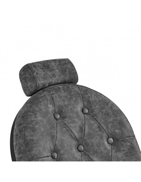 Barber chair President Old Leather Gray