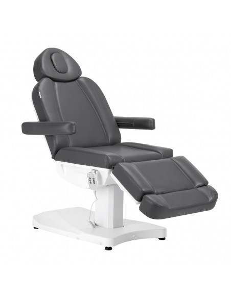 Electric cosmetic chair Azzurro 803D 3-motors grey 
