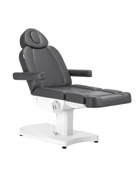 Electric cosmetic chair Azzurro 803D 3-motors grey 